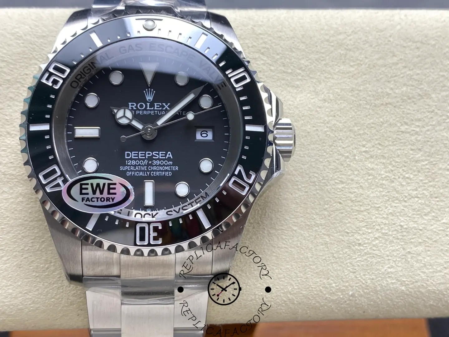 Replica Rolex Deepsea 136660-0006 1:1 Clone 44 Black Dial - QualitySwissReplica