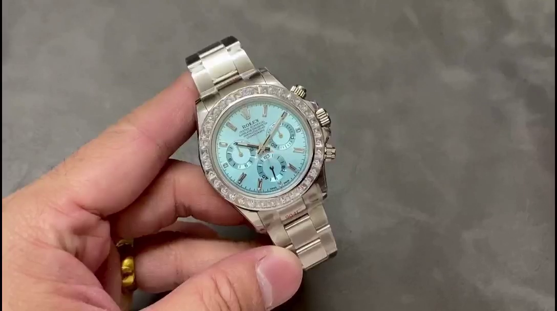 Replica Rolex Daytona Oyster Perpetual Platinum Ice Blue Dial 116576TBR - QualitySwissReplica