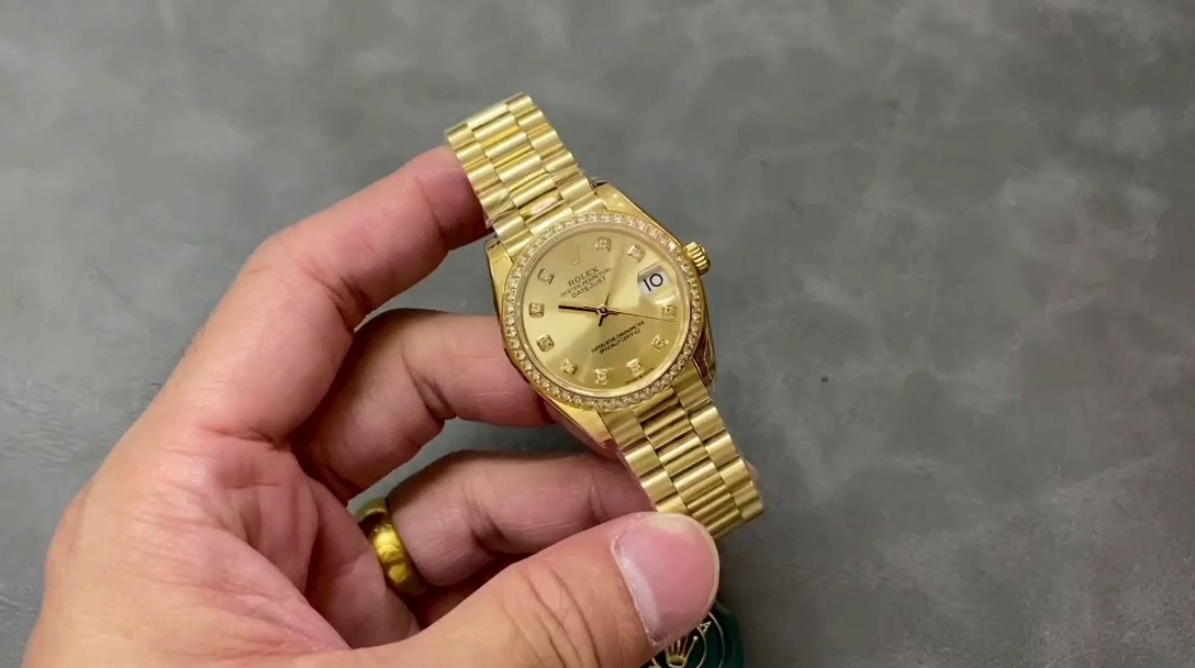 Replica Rolex Datejust 31 Yellow Gold Champagne Dial 278288RBR 0005 Women's Watch - QualitySwissReplica