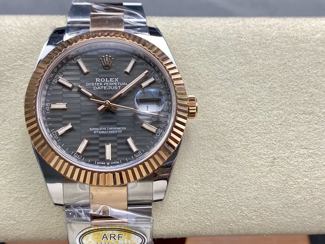 Replica Rolex Datejust 41 Everose Gold & Stainless Steel 126331 0019 Men's Watch - QualitySwissReplica