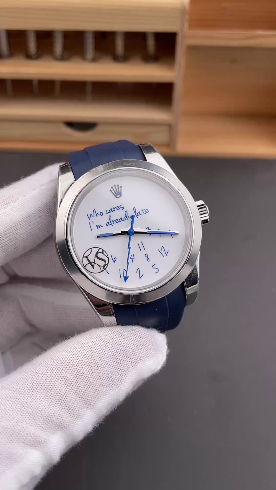 Replica 1:1 Clone Rolex Milgauss 116400 Who Cares I'm Already Late - QualitySwissReplica