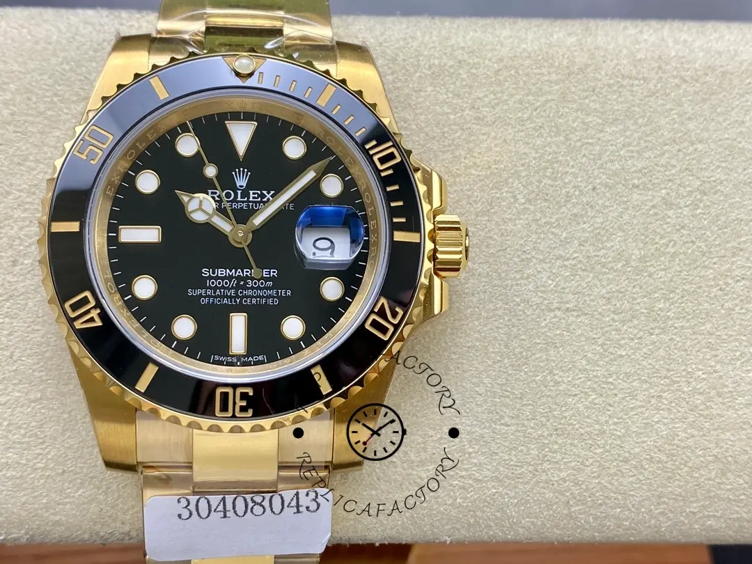 Replica Rolex Submariner Date 116618LN Black Dial 40mm Mens Watch - QualitySwissReplica