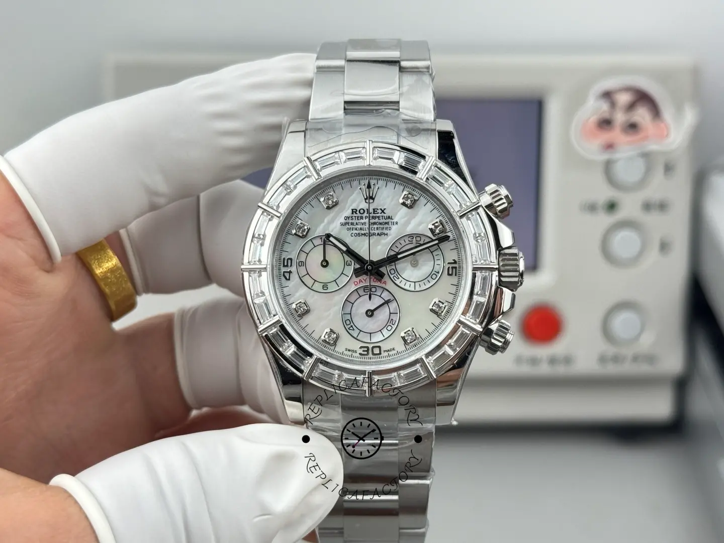 Replica Rolex Daytona 904L Stainless Steel 116589BR 40 MOP Dial 1:1 Clone - QualitySwissReplica