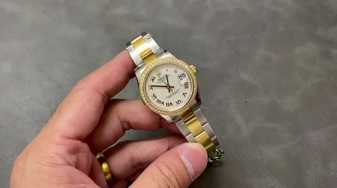 Replica Rolex Datejust 36mm Stainless Steel and Yellow Gold m126283rbr 0016 White Roman Oyster - QualitySwissReplica