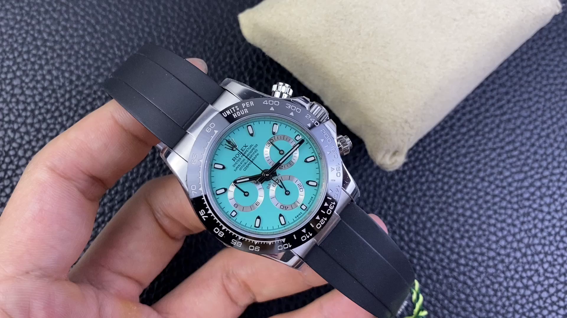 Replica Rolex Daytona 40mm Ice Blue Ceramic Bezel 4 116519LN Men's Watch - QualitySwissReplica