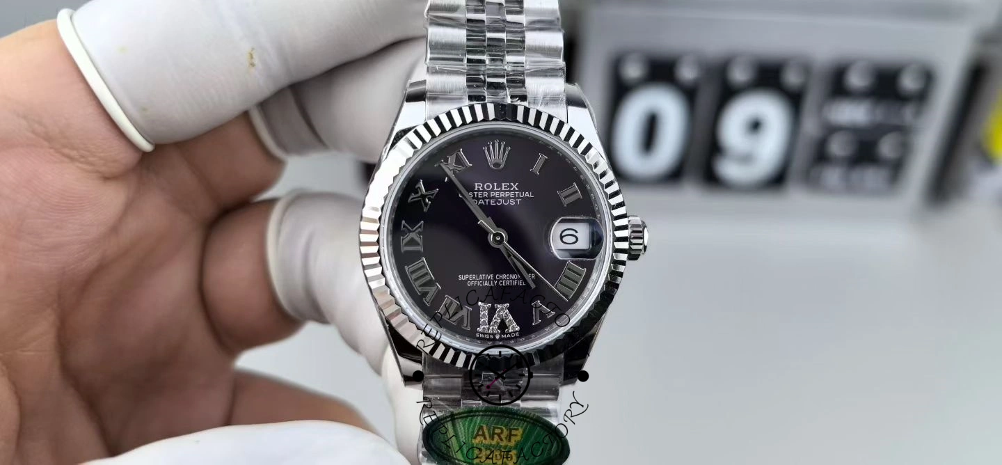 Replica Rolex Datejust 31 Black Dial Jubilee Bracelet 278274 0002 Women's Watch - QualitySwissReplica