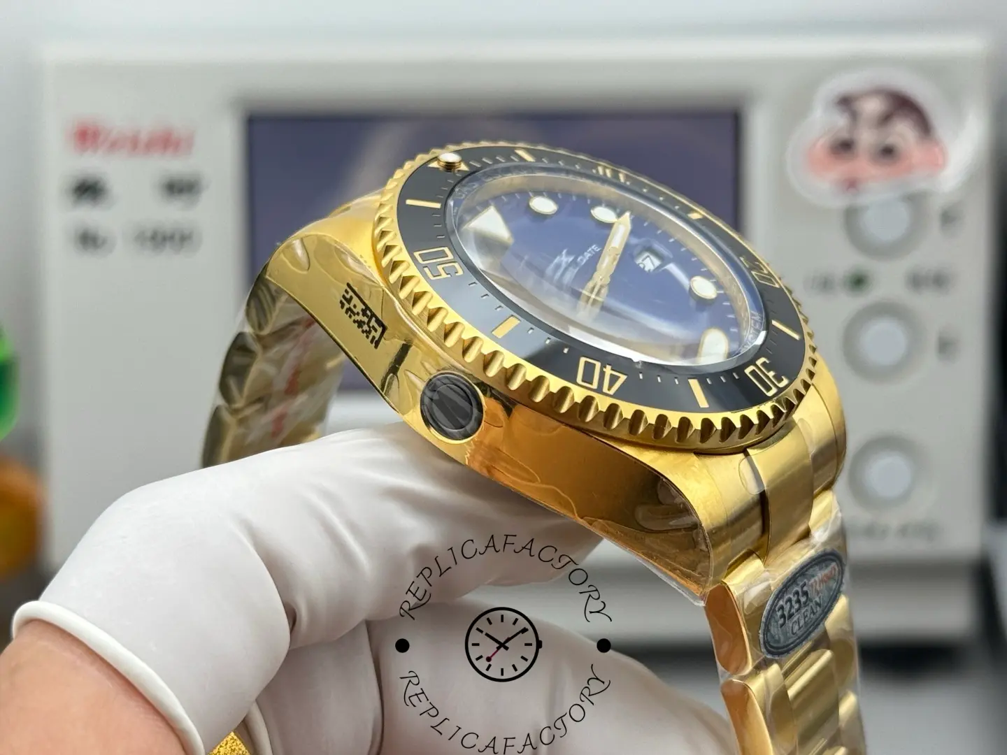 Replica Rolex Deepsea 136668 18k Black Ceramic Bezel 43MM 1:1 Clone - QualitySwissReplica