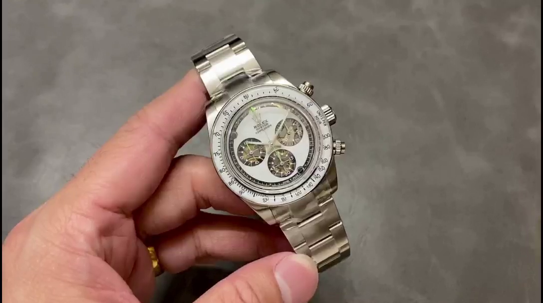 Replica Rolex Daytona Cosmograph Artisans De Geneve Edition White Dial Men's Watch - QualitySwissReplica