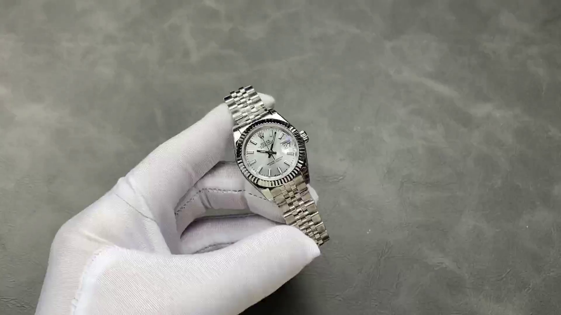 Replica Rolex Datejust 28 Automatic Silver Dial White Gold and Steel M279174 0005 Women's Watch - QualitySwissReplica