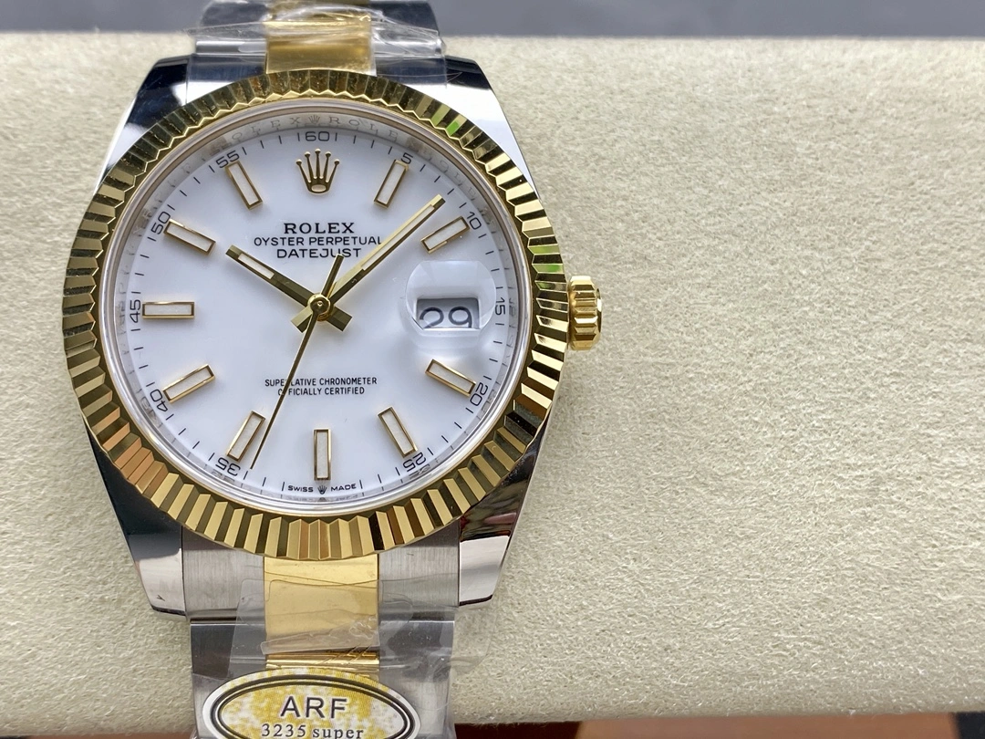 Replica Rolex Datejust 41 m126303 0015 Two Tone White Dial Men's Watch - QualitySwissReplica