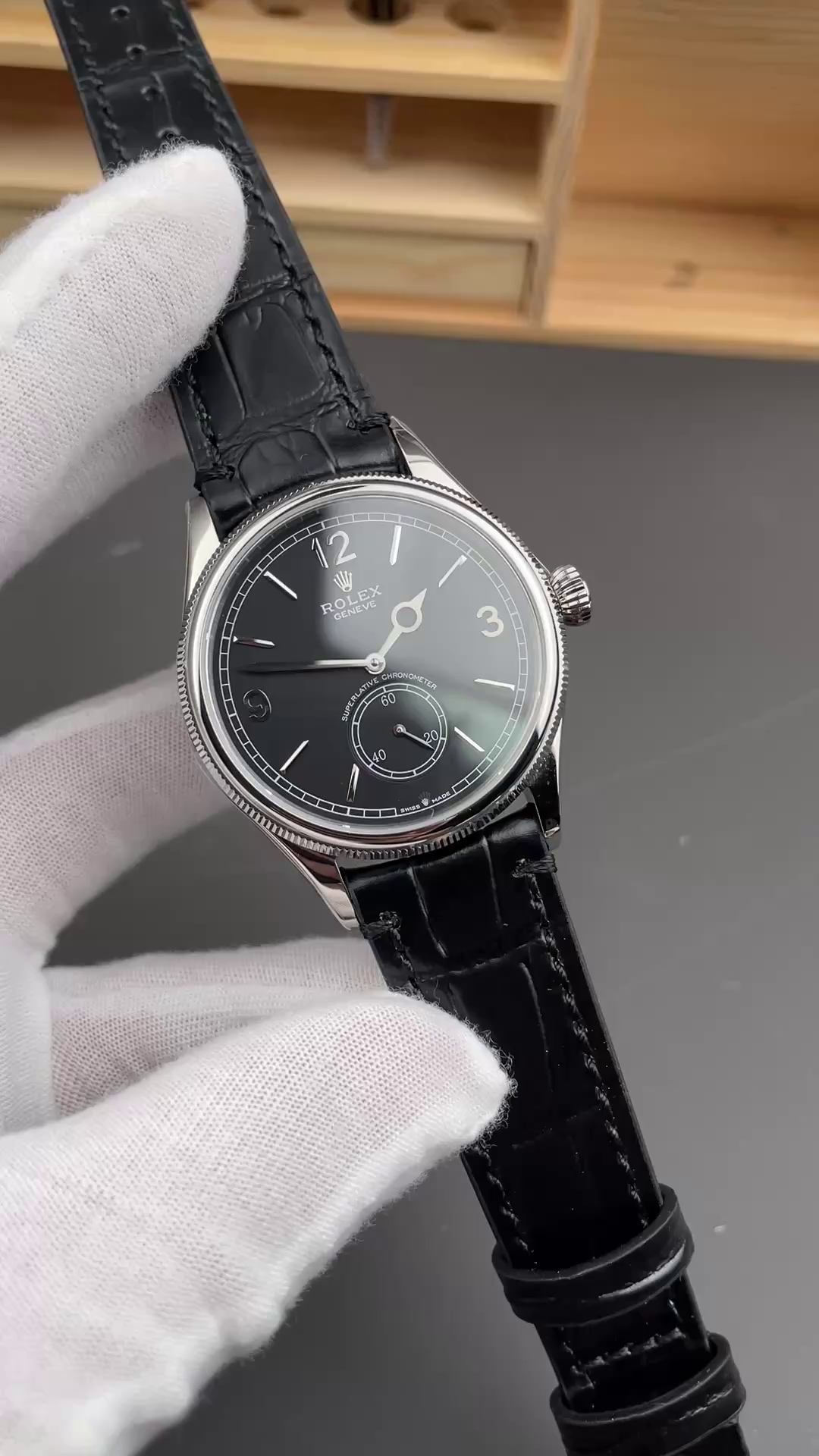Replica Rolex 1908 Black Dial 52509 0002 39 mm Watch - QualitySwissReplica