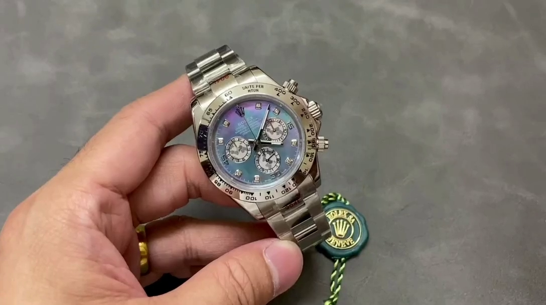 Replica Rolex Cosmograph Daytona 116509 Diamond Markings 40MM Mens Watch - QualitySwissReplica