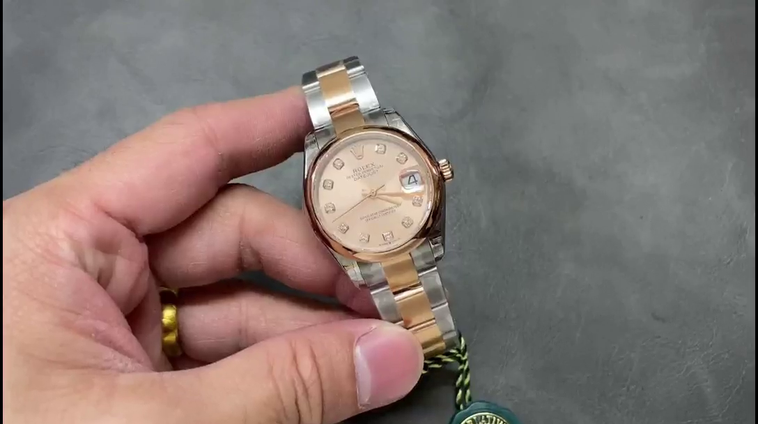 Replica Rolex Datejust 31 Everose Gold Rose Diamond Dial M278241 0023 Women's Watch - QualitySwissReplica
