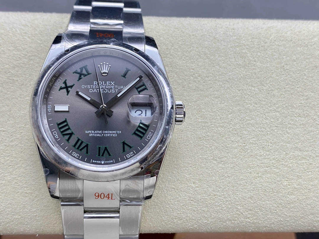 Replica Rolex Datejust 36 Wimbledon Dial Midsize M126234 0046 Luxury Unisex Watch - QualitySwissReplica