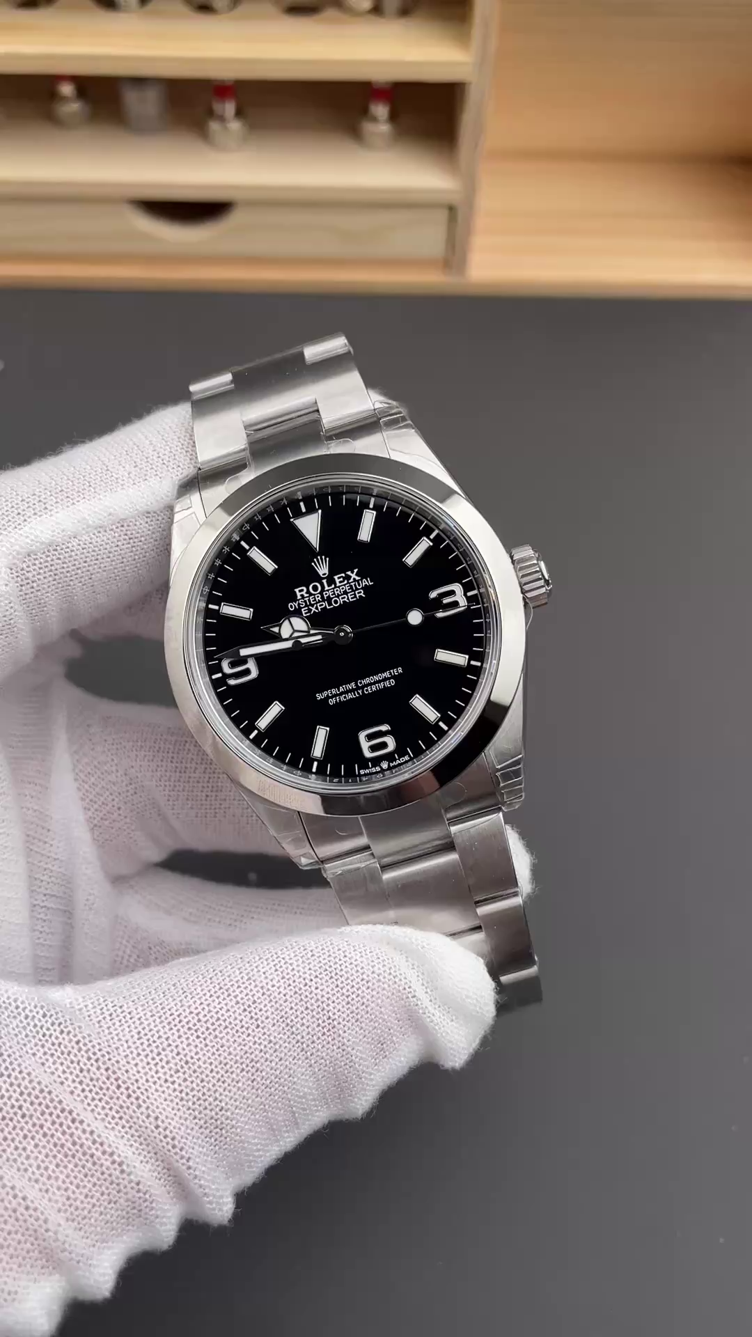 Replica Rolex Explorer 224270 Stainless Steel Black Dial 40MM - QualitySwissReplica