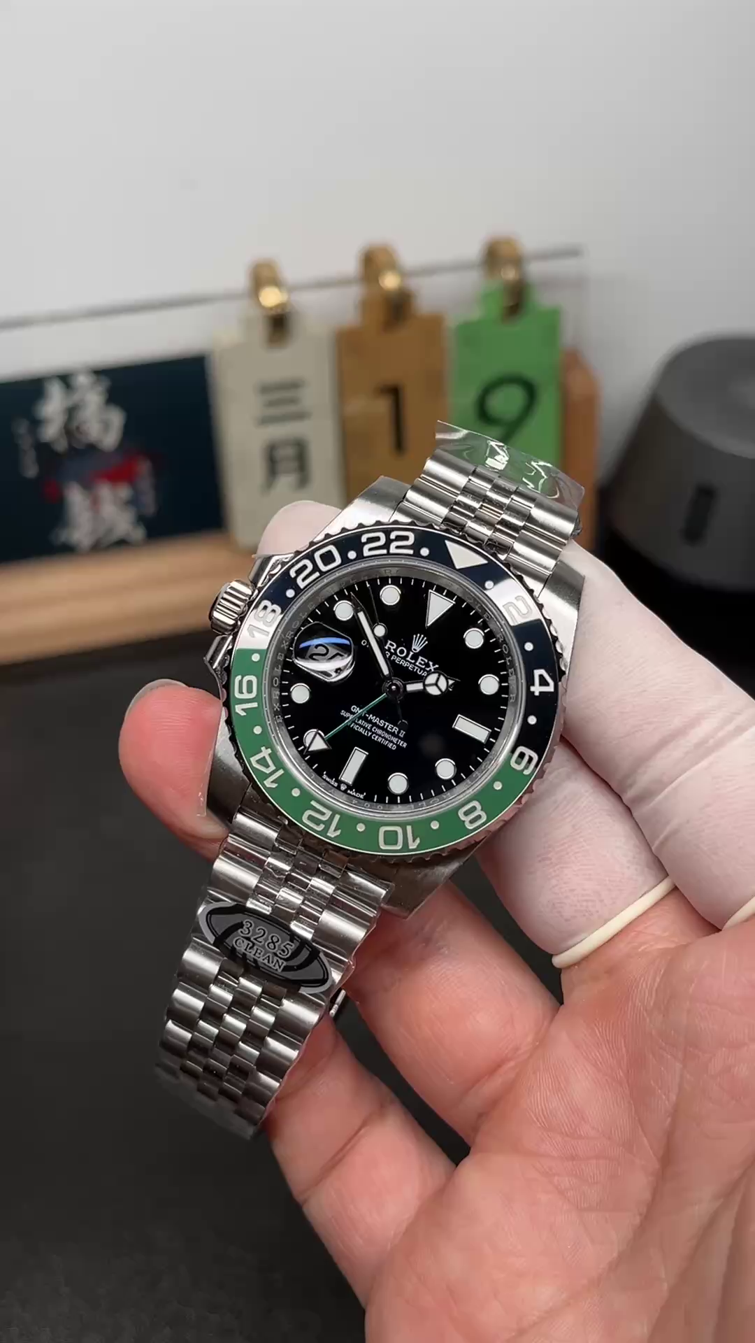 Replica Rolex GMT-Master II 126720VTNR Black Dial Stainless steel 40MM Mens Watch - QualitySwissReplica