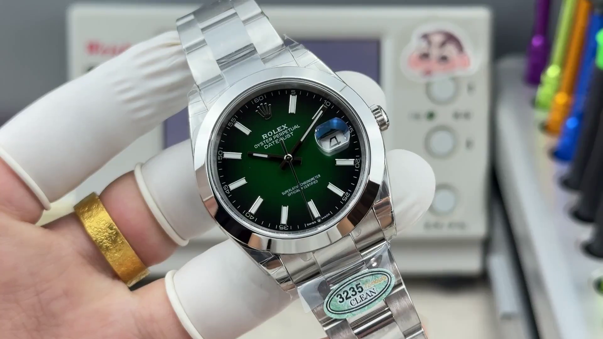 Replica 1:1 Rolex Datejust 126300 0025 41 Green Ombre - QualitySwissReplica