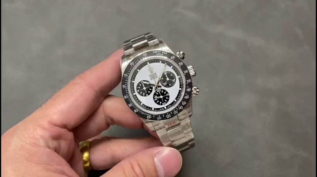 Replica Rolex Daytona Cosmograph 6263 White Dial Stainless Steel Paul Newman Watch - QualitySwissReplica