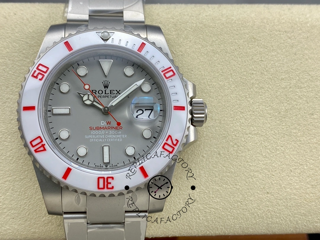 Replica Rolex DIW Submariner Date Sandblasted  116610 Limited Edition Full 904L Grey Dial 40mm - QualitySwissReplica