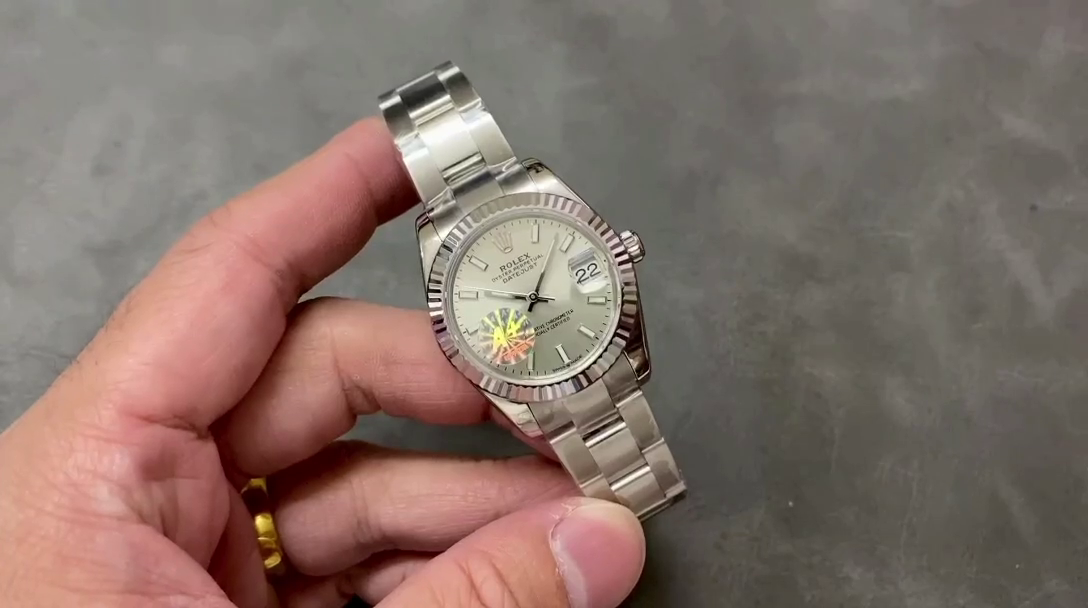 Replica Rolex Datejust 31 Stainless Steel and White Gold Silver Dial M278274 0011 Women's Watch - QualitySwissReplica