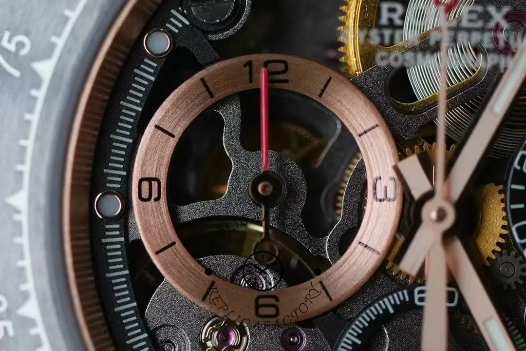 Replica Rolex Daytona 116520 Artisans de Genève Skeleton Dial Steel Bracelet Steel Cases - QualitySwissReplica