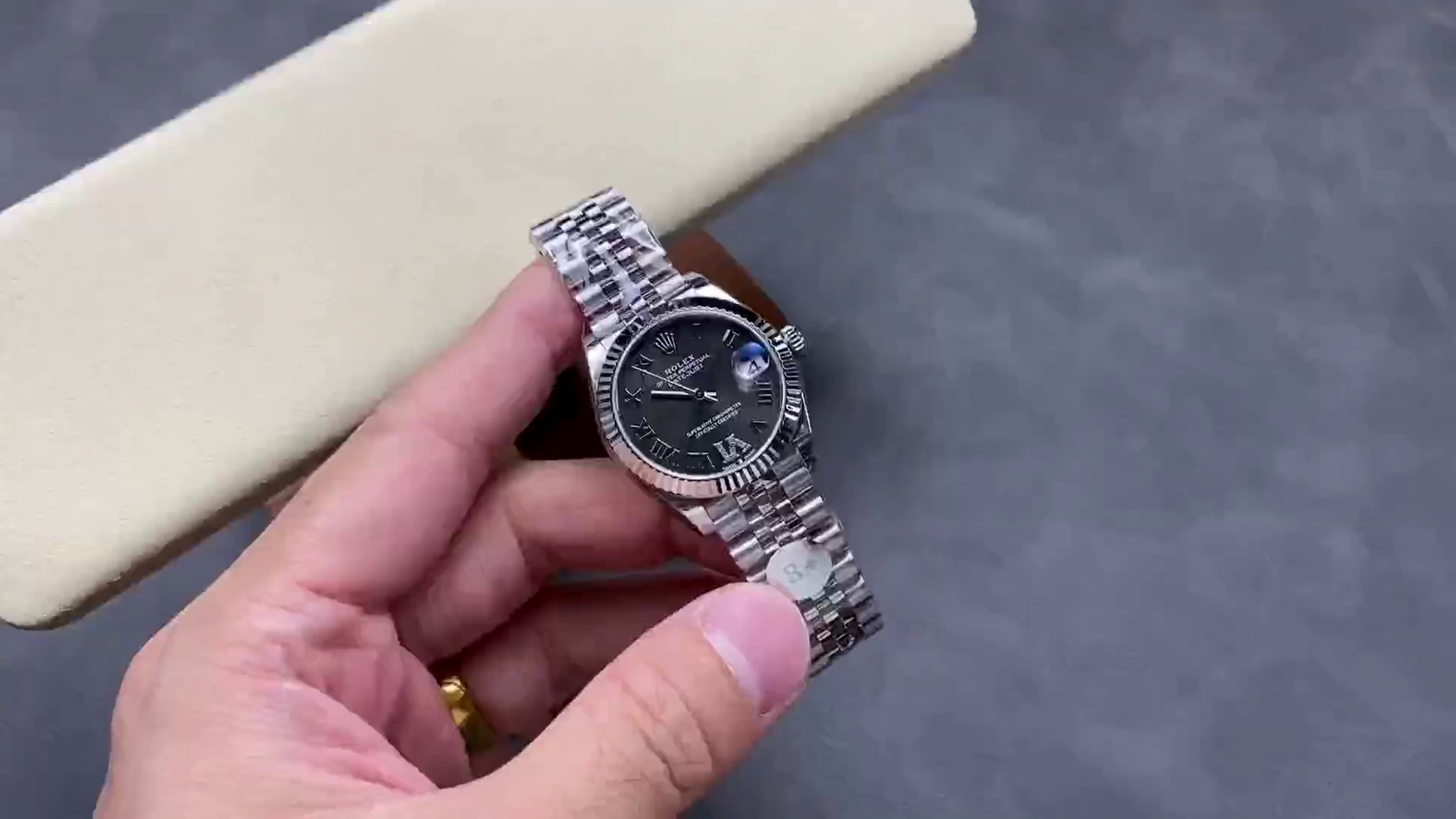 Replica Rolex Datejust 31 278274 0022 Oystersteel and White Gold Womens Watch - QualitySwissReplica