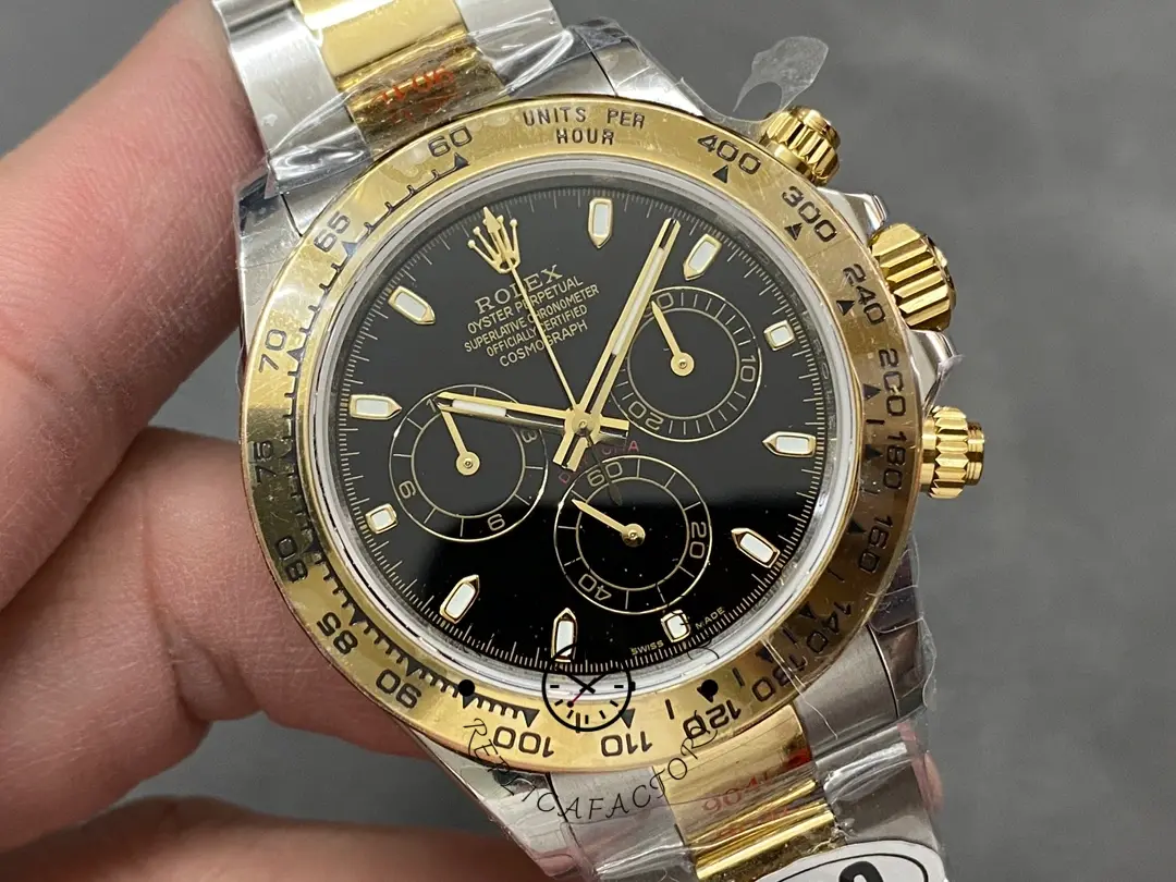 Replica Rolex Cosmograph Daytona 116503 Black Index Dial 40MM Mens Watch - QualitySwissReplica