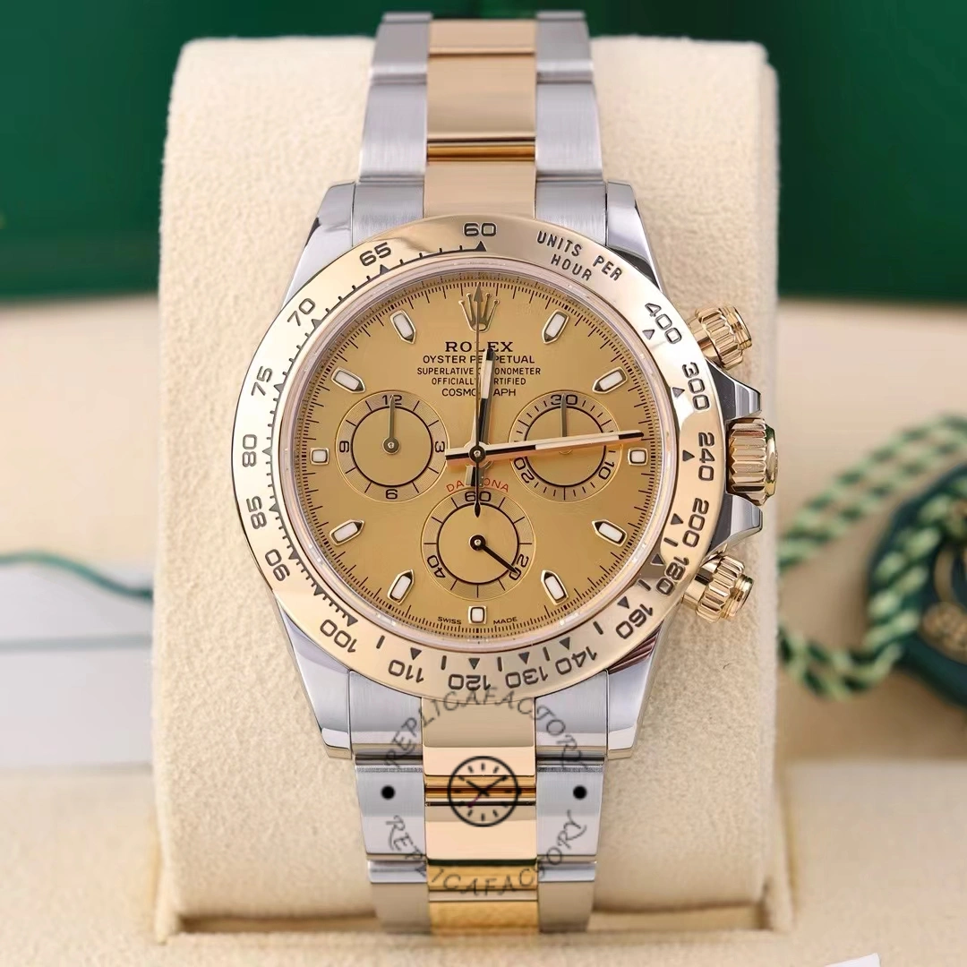 Replica Rolex Cosmograph Daytona 116503 Champagne Index Dial 40MM Mens Watch - QualitySwissReplica