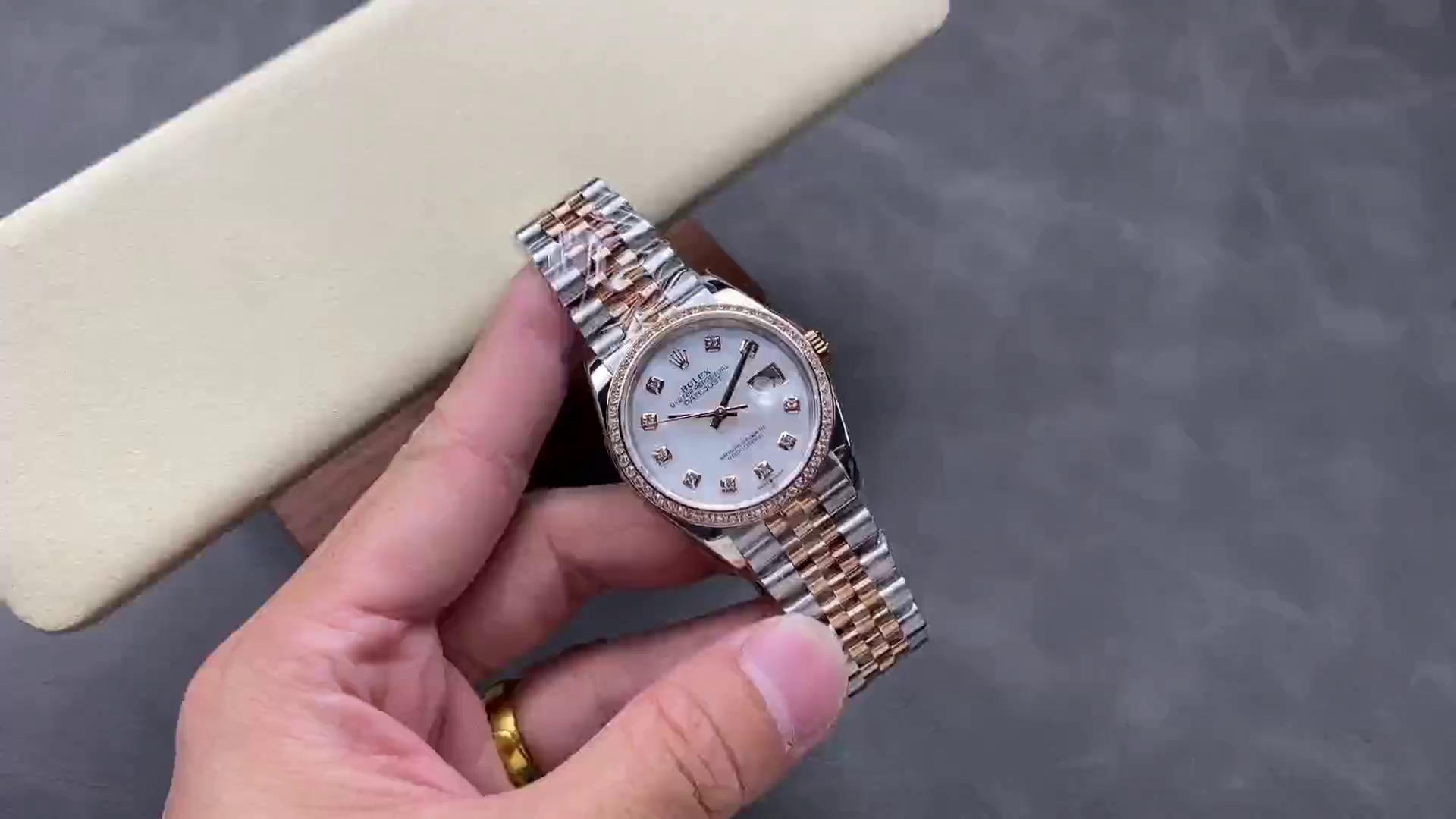 Replica Rolex Datejust 126231 0021 Mother-of-Pearl Dial 36mm Jubilee Bracelet - QualitySwissReplica