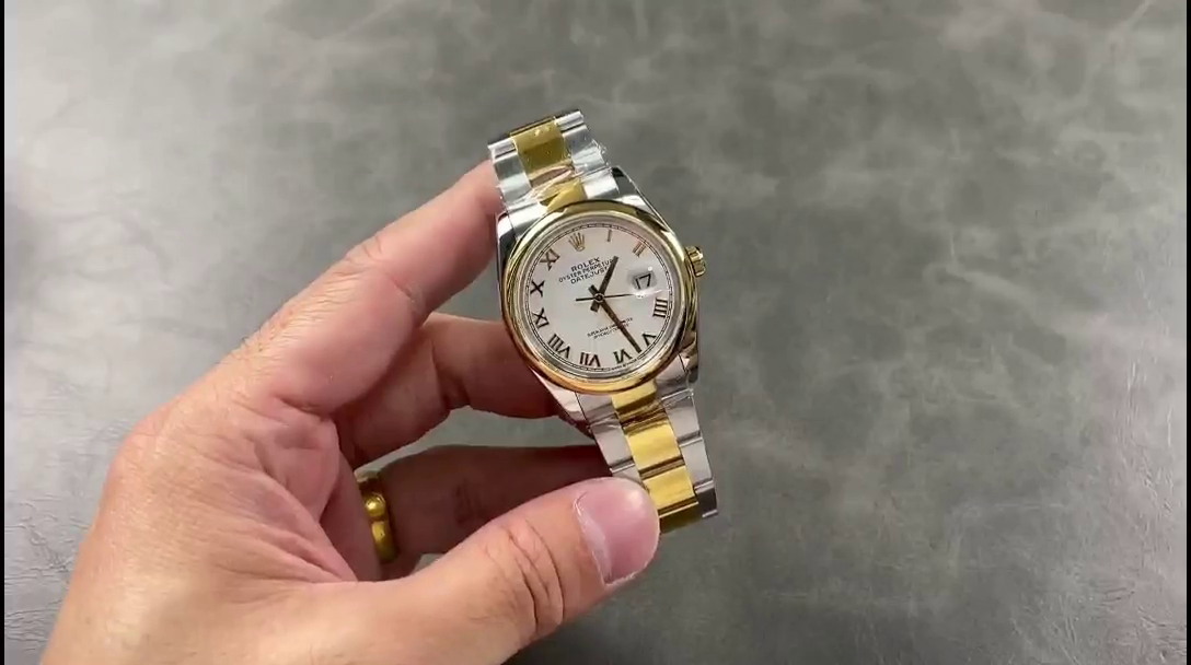Replica Rolex Datejust 36 White Dial Roman Numerals 126203 0030 Watch - QualitySwissReplica