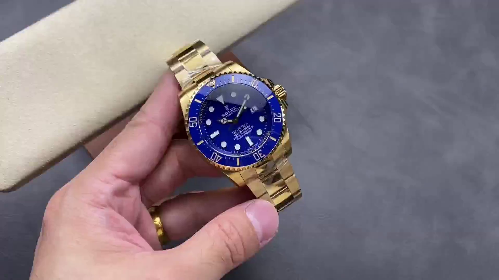 Replica Rolex New 2024 Release Deepsea Gold Blue Dial 136668LB - QualitySwissReplica