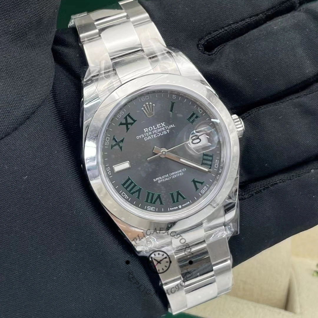 Replica Rolex Datejust 41 Oyster Stainless Steel Slate M126300 0013 Men's Watch - QualitySwissReplica