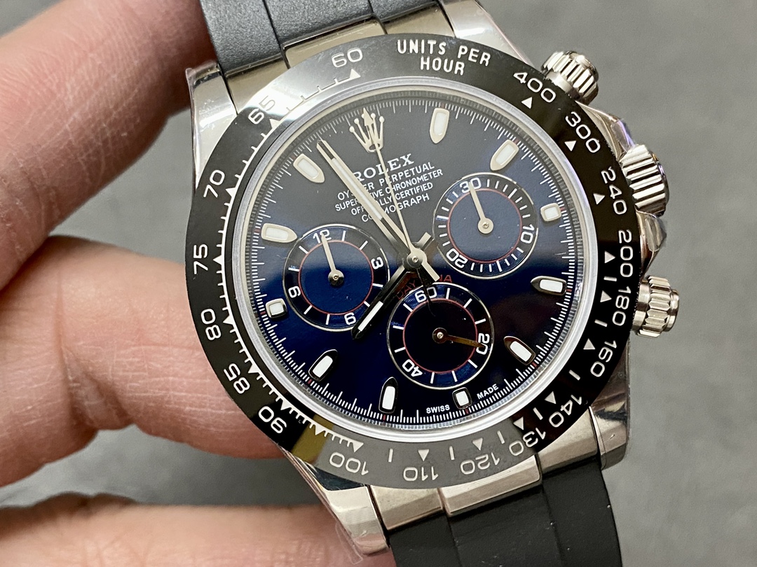 Replica Rolex Daytona Cosmograph 116519 Blue Dial 40mm Mens Watch - QualitySwissReplica