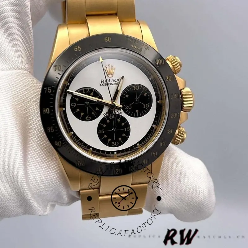 Replica Rolex-Daytona 116528 Yellow Gold White Dial 40mm Mens Watch - QualitySwissReplica