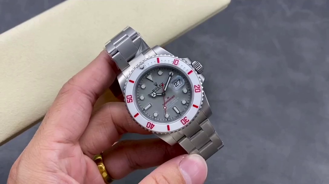 Replica Rolex DIW Submariner Date Sandblasted  116610 Limited Edition Full 904L Grey Dial 40mm - QualitySwissReplica