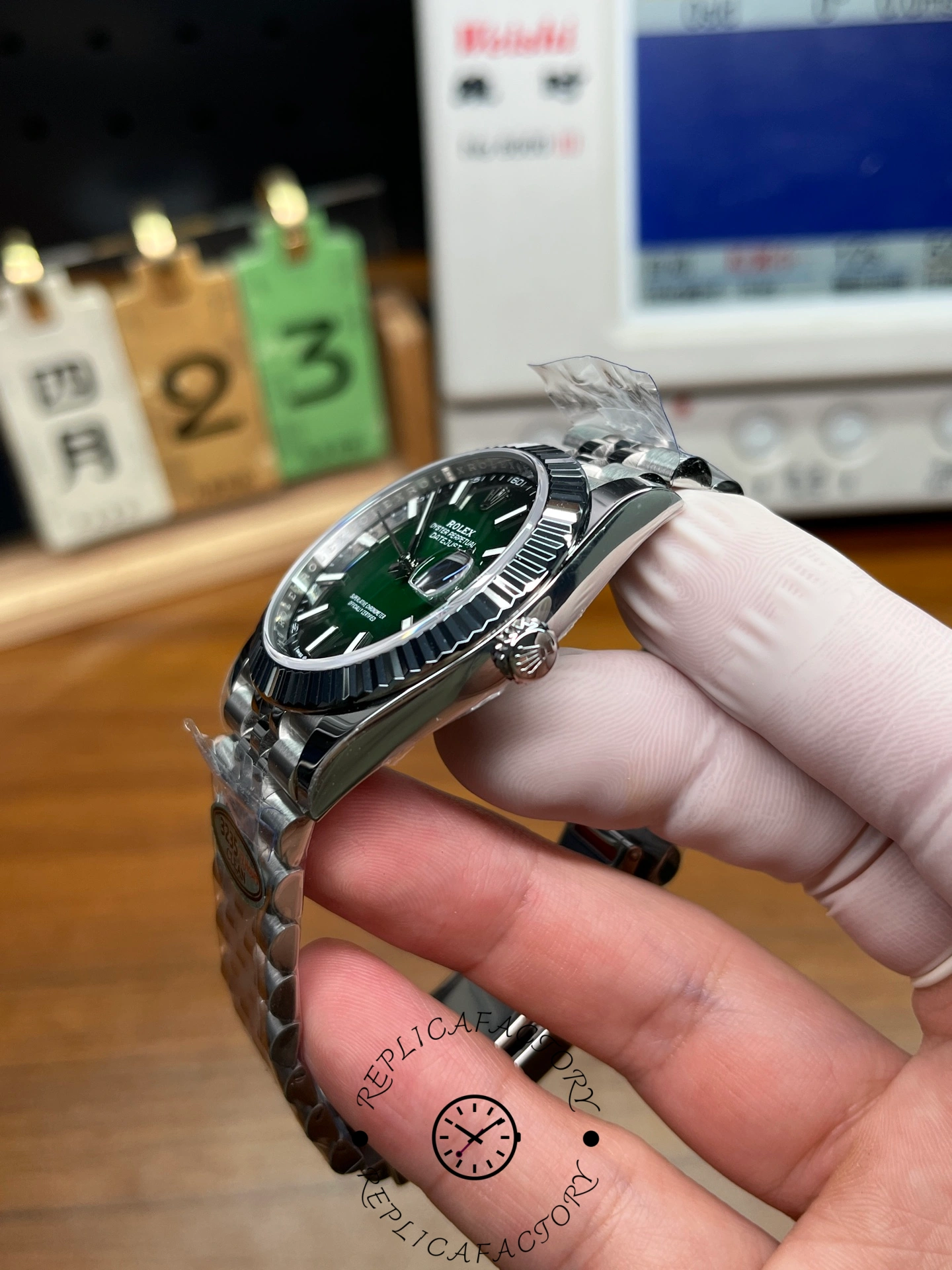 Replica Rolex Datejust 126334 41mm Green Gradient Dial 1:1 Clone 2026 - QualitySwissReplica