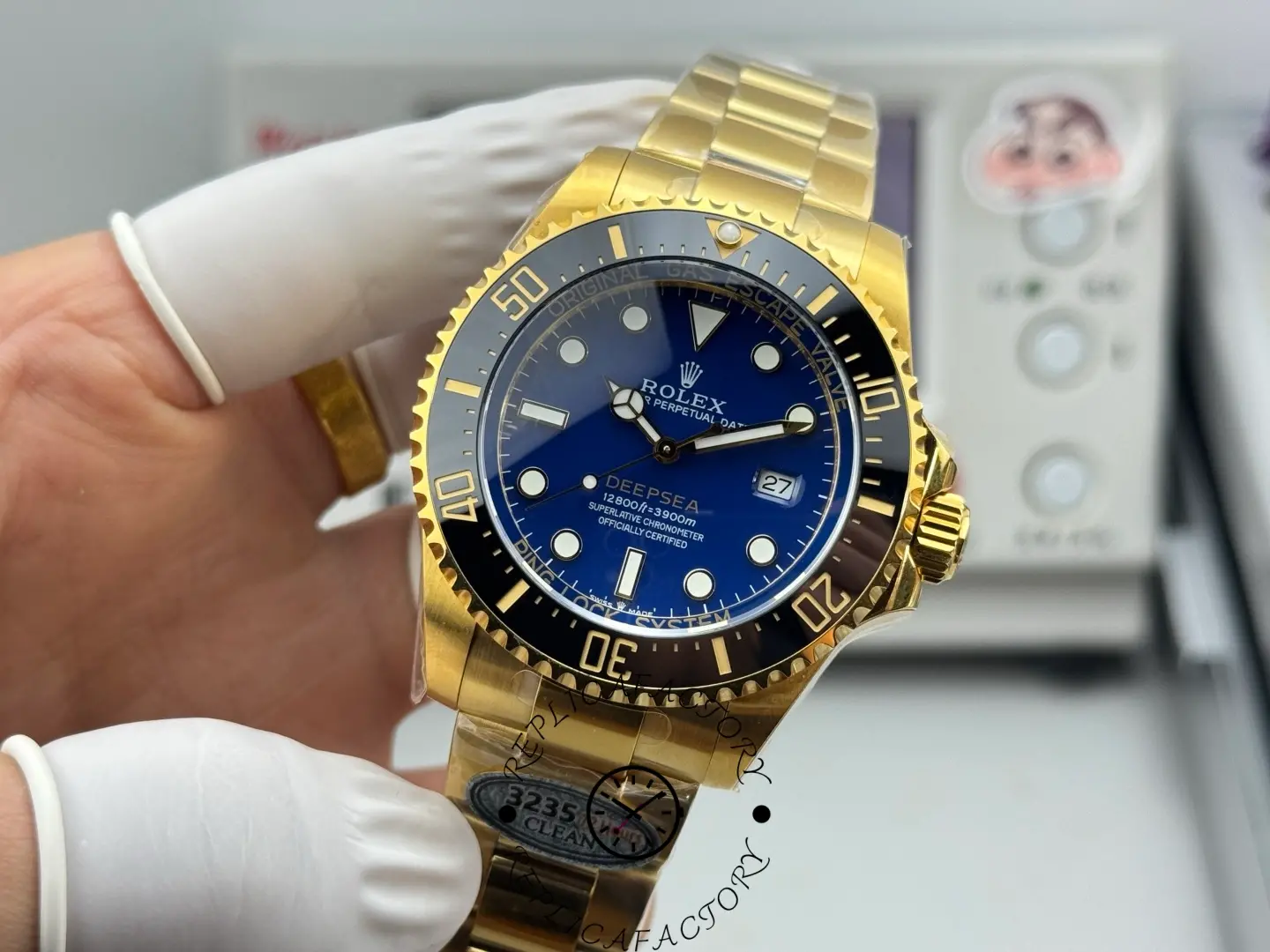 Replica Rolex Deepsea 136668 18k Black Ceramic Bezel 43MM 1:1 Clone - QualitySwissReplica