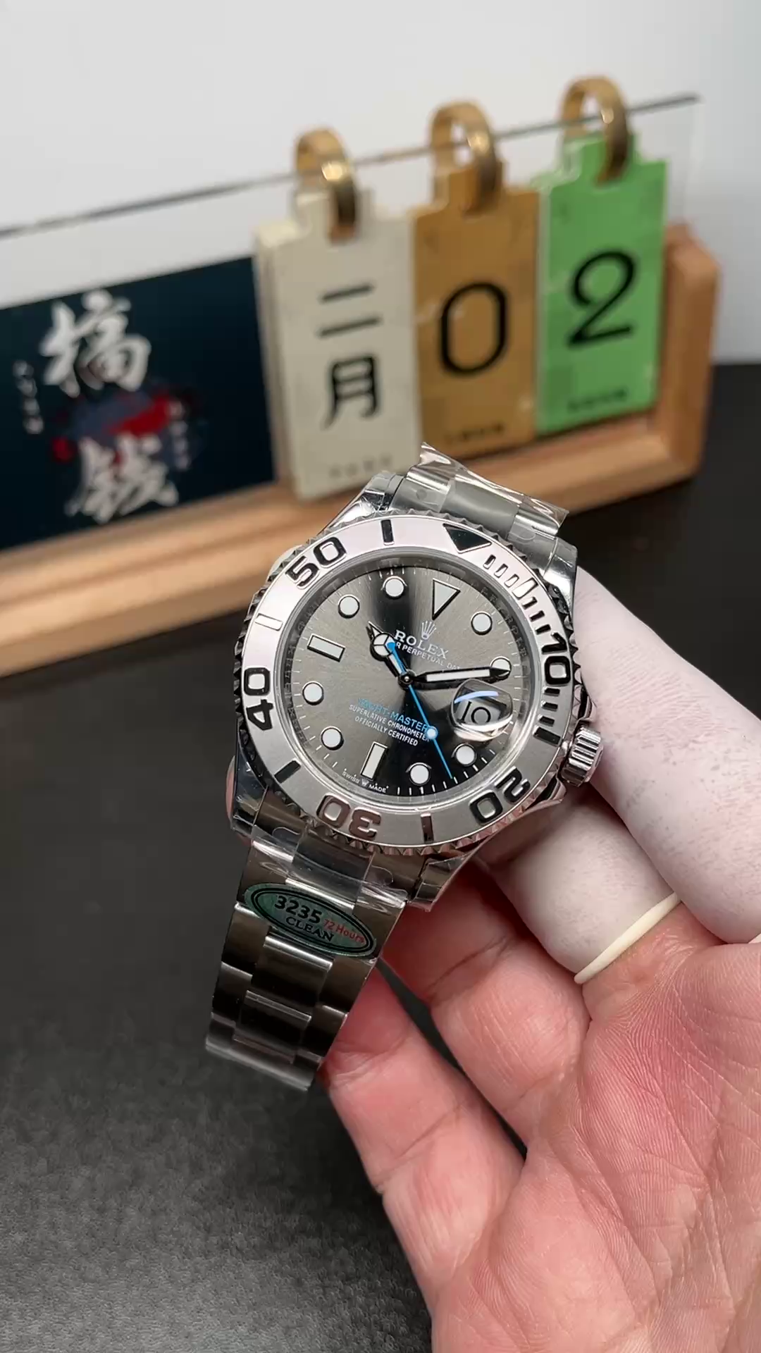 Replica Rolex Yacht-Master 116622 Stainless Steel Grey Dial 40mm Mens Watch - QualitySwissReplica