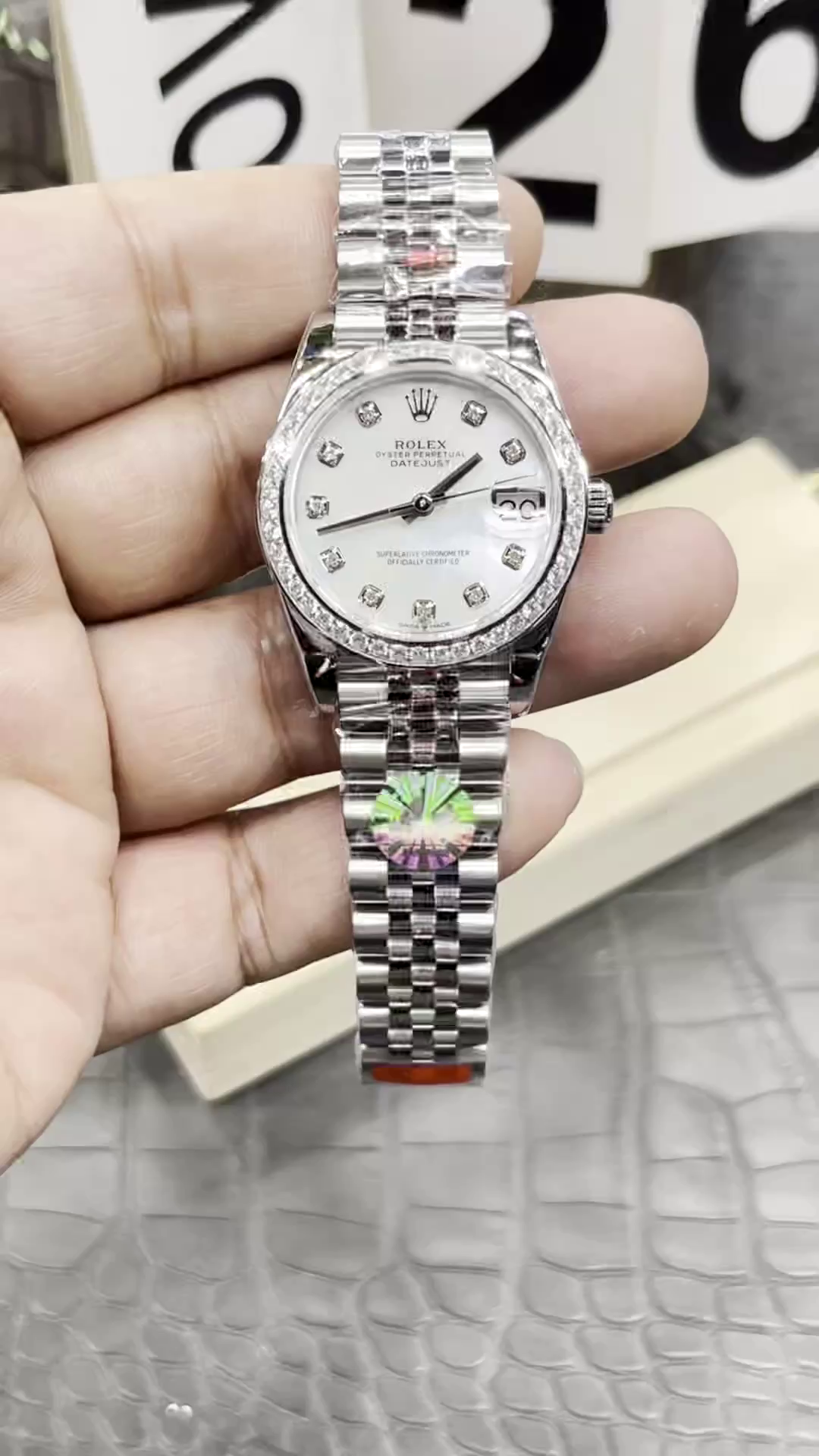 Replica Rolex Datejust 31mm MOP Dial 278384RBR-0008 1:1 Clone Automatic Watch - QualitySwissReplica