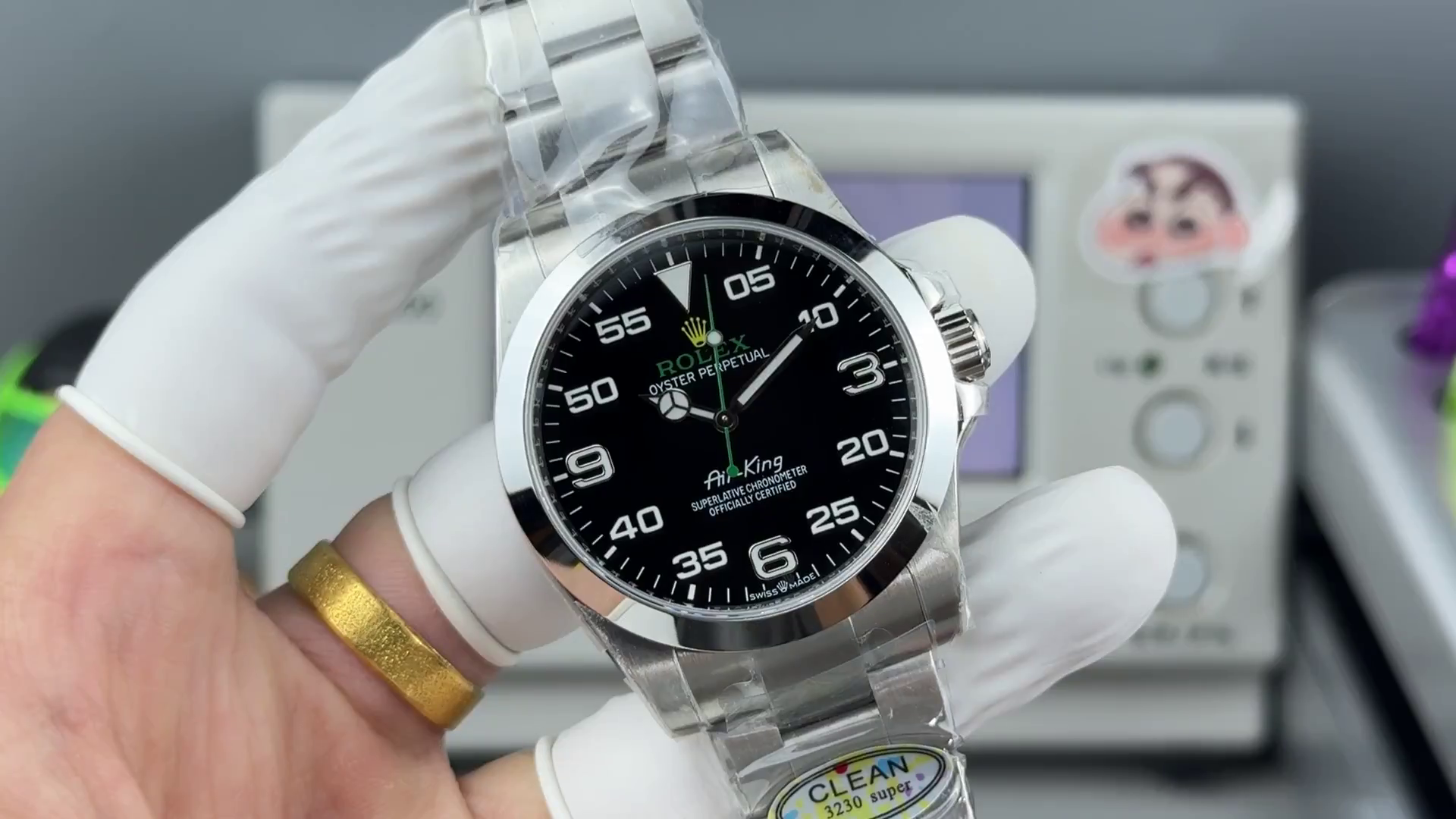 Replica Rolex Air King 126900 0001 Oyster Stainless Steel 40mm Mens Watch - QualitySwissReplica