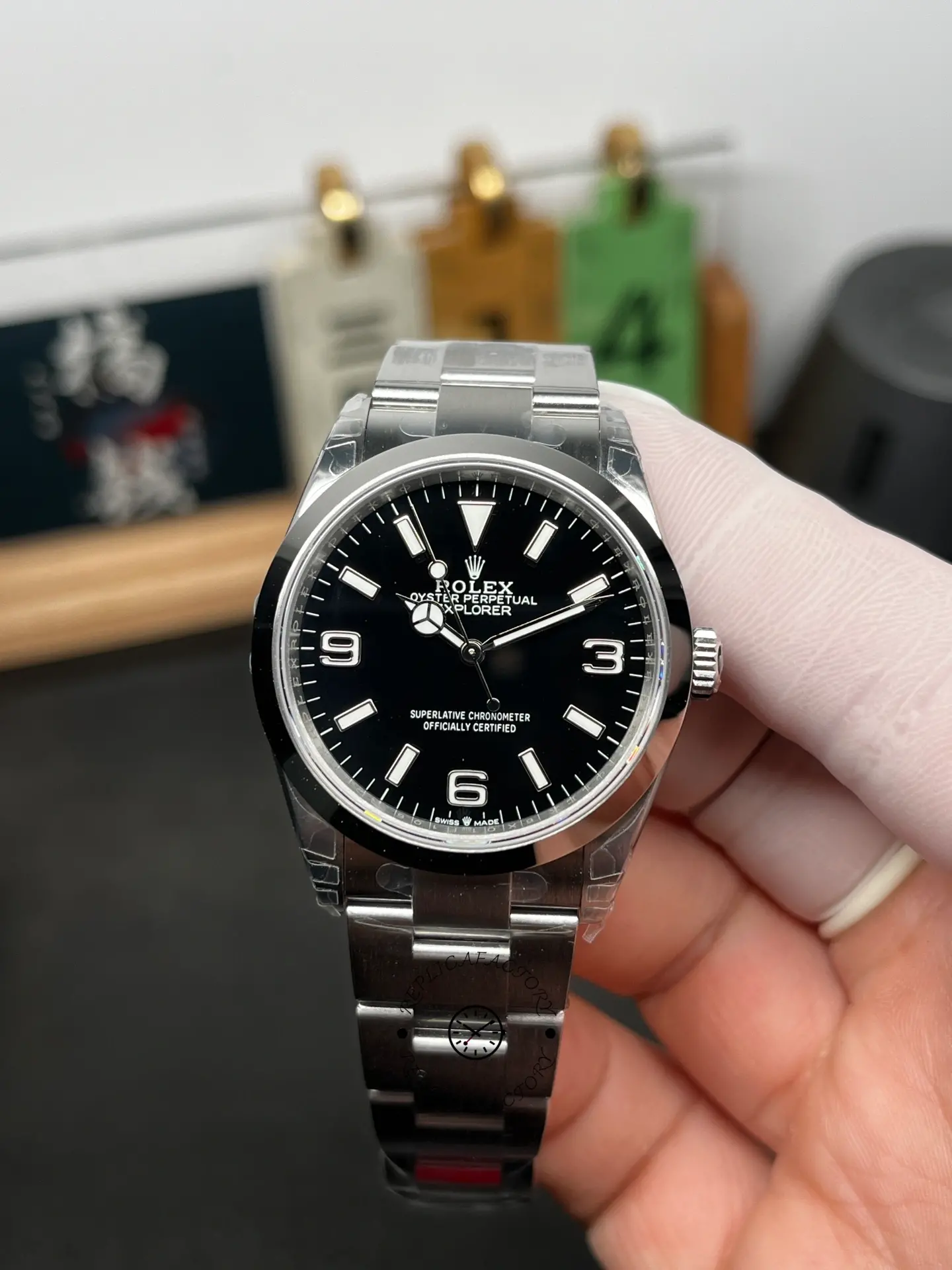 Replica Rolex Explorer 124270 0001 Black Dial Stainless Steel 36MM - QualitySwissReplica