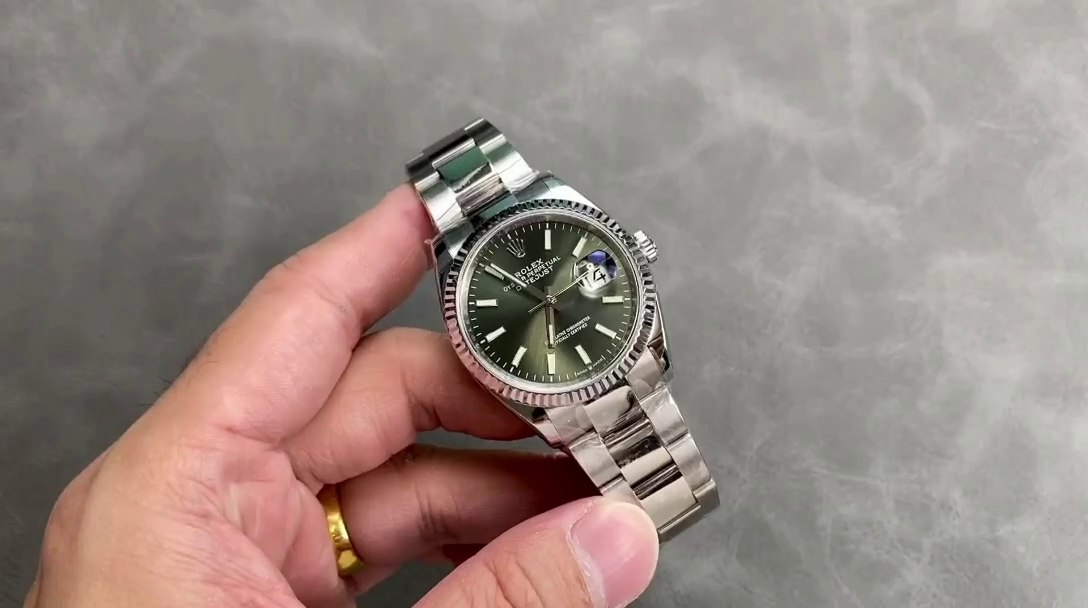 Replica Rolex Datejust 36 White Gold Fluted Bezel 126234 0052 Unisex Watch - QualitySwissReplica