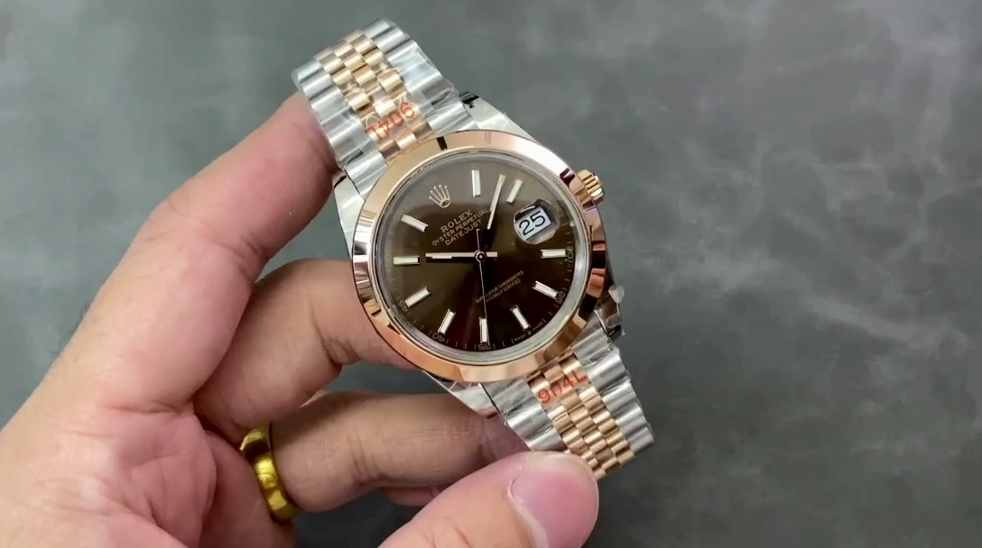 Replica Rolex Datejust 36 Steel & Everose Gold Chocolate Dial M126201 0043 Women's Watch - QualitySwissReplica