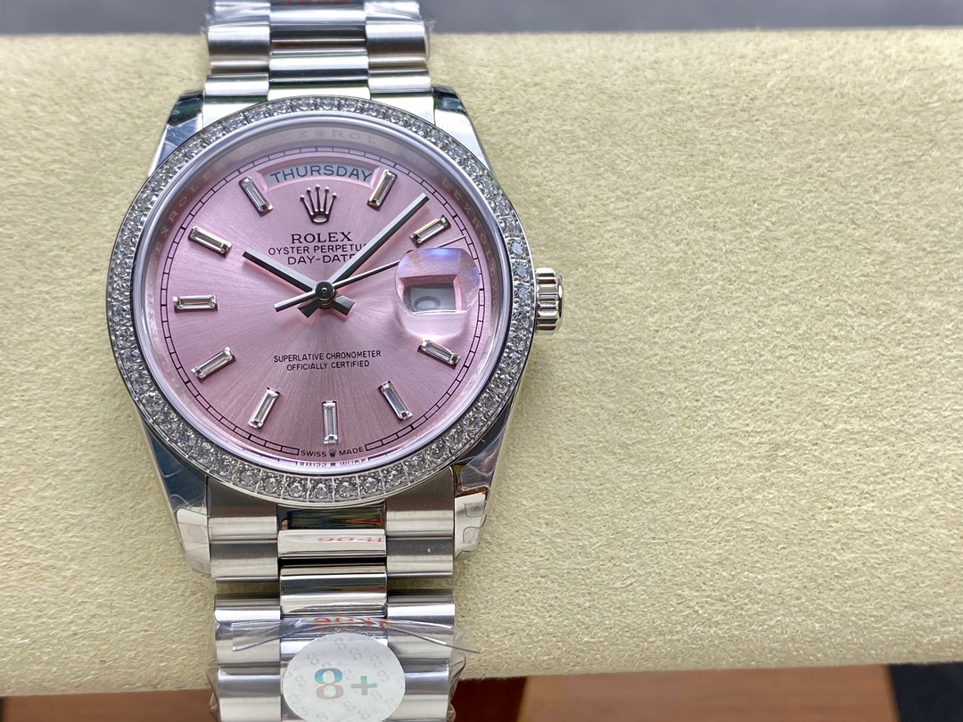 Replica Rolex Day Date President 36mm White Gold President Bracelet 128349rbr 0053 - QualitySwissReplica