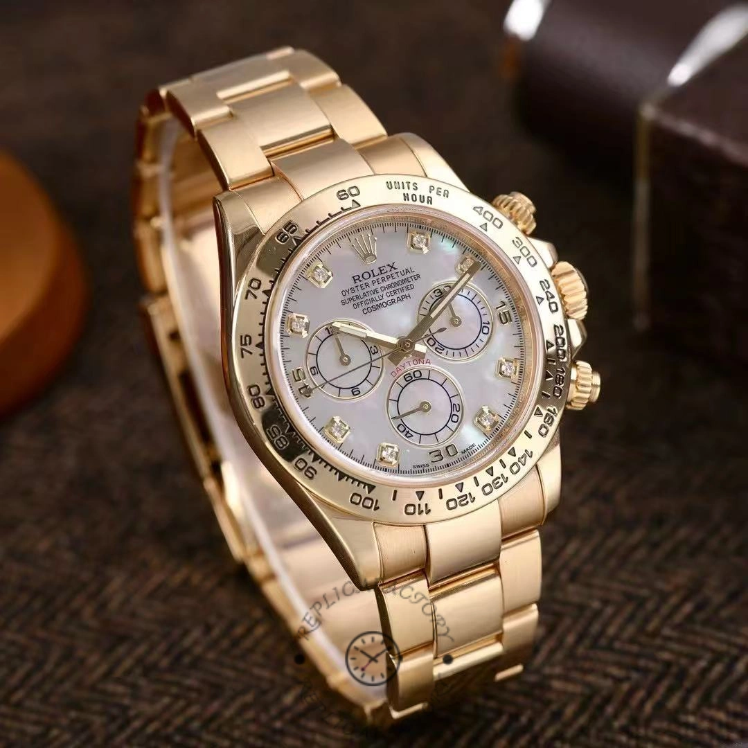 Replica Rolex Cosmograph Daytona Mother of Pearl 116508 0007 Men's Watch - QualitySwissReplica