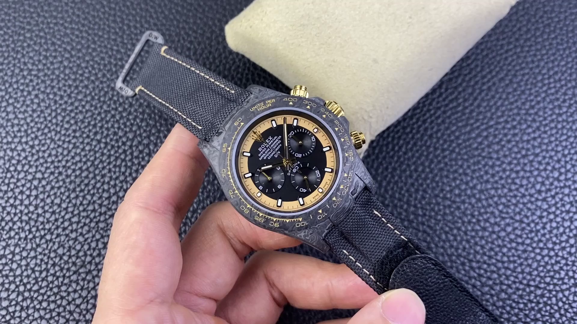 Replica Rolex Cosmograph Daytona DiW Essence Carbon Fiber Luminous Limited Edition - QualitySwissReplica
