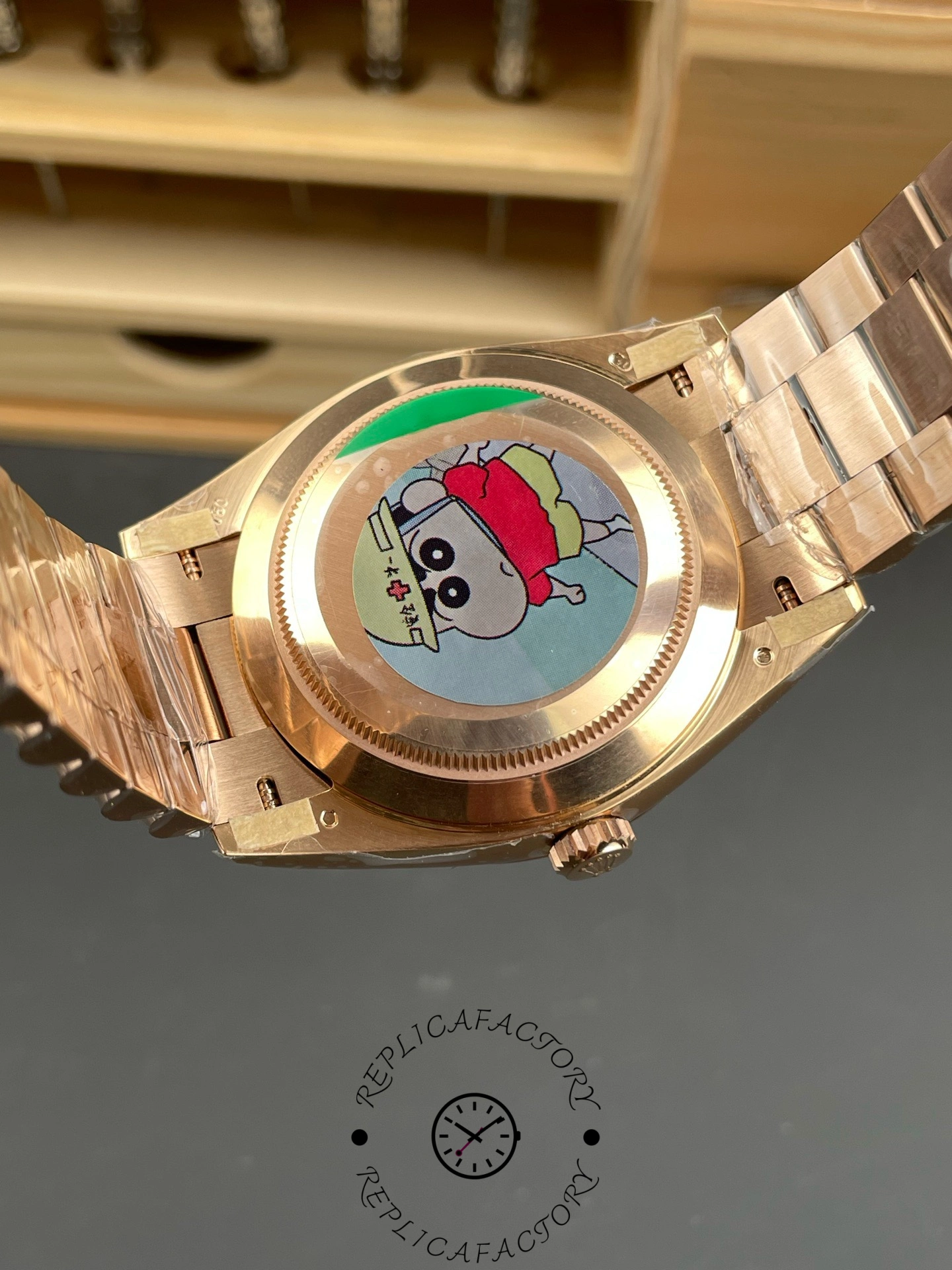 Replica Rolex Day Date in 18 ct Everose Gold M228235 0055 40mm - QualitySwissReplica