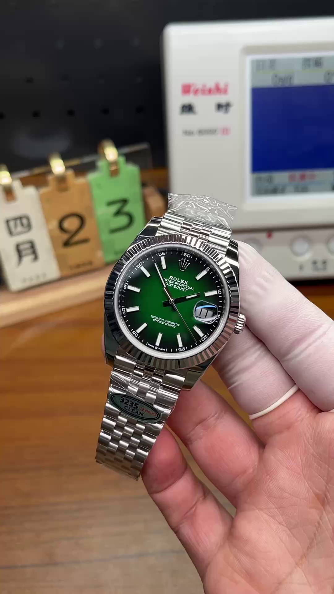 Replica Rolex Datejust 126334 41mm Green Gradient Dial 1:1 Clone 2026 - QualitySwissReplica