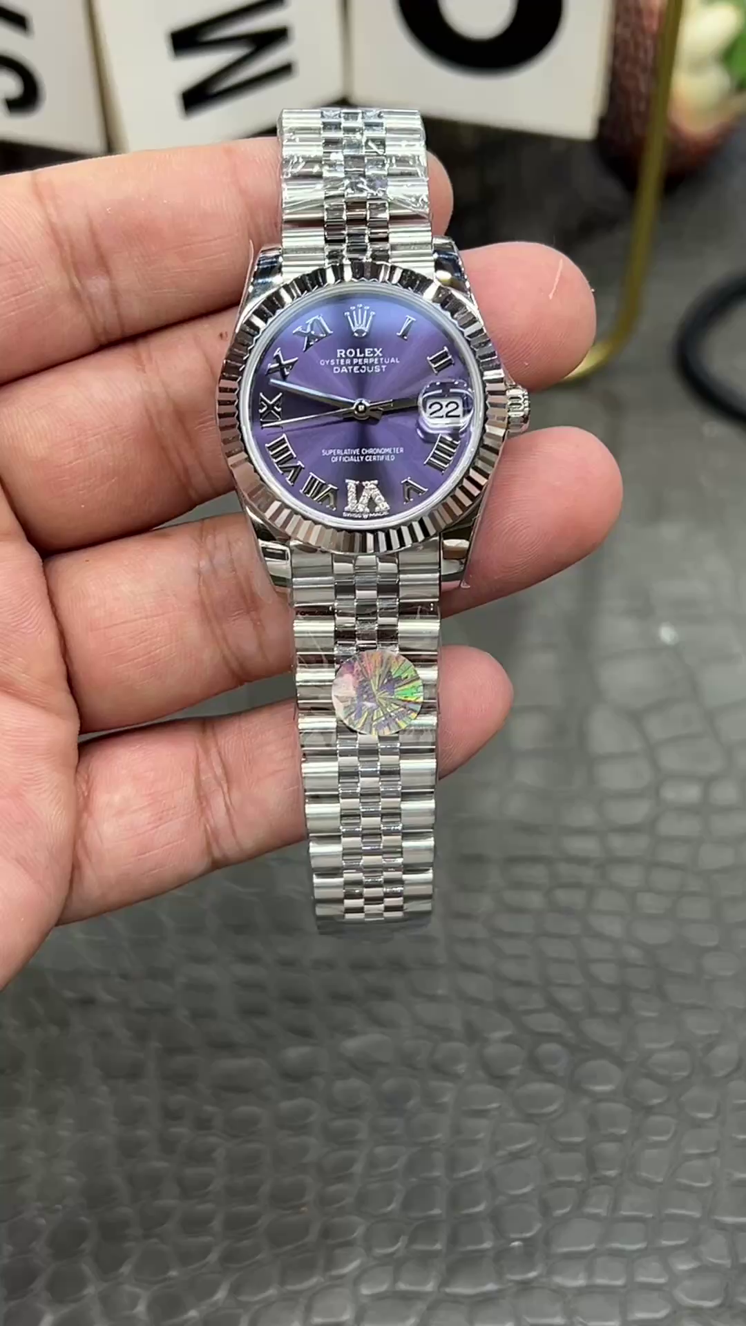 Replica Rolex Datejust 31 Purple Dial Jubilee Bracelet 278274 0026 Women's Watch - QualitySwissReplica
