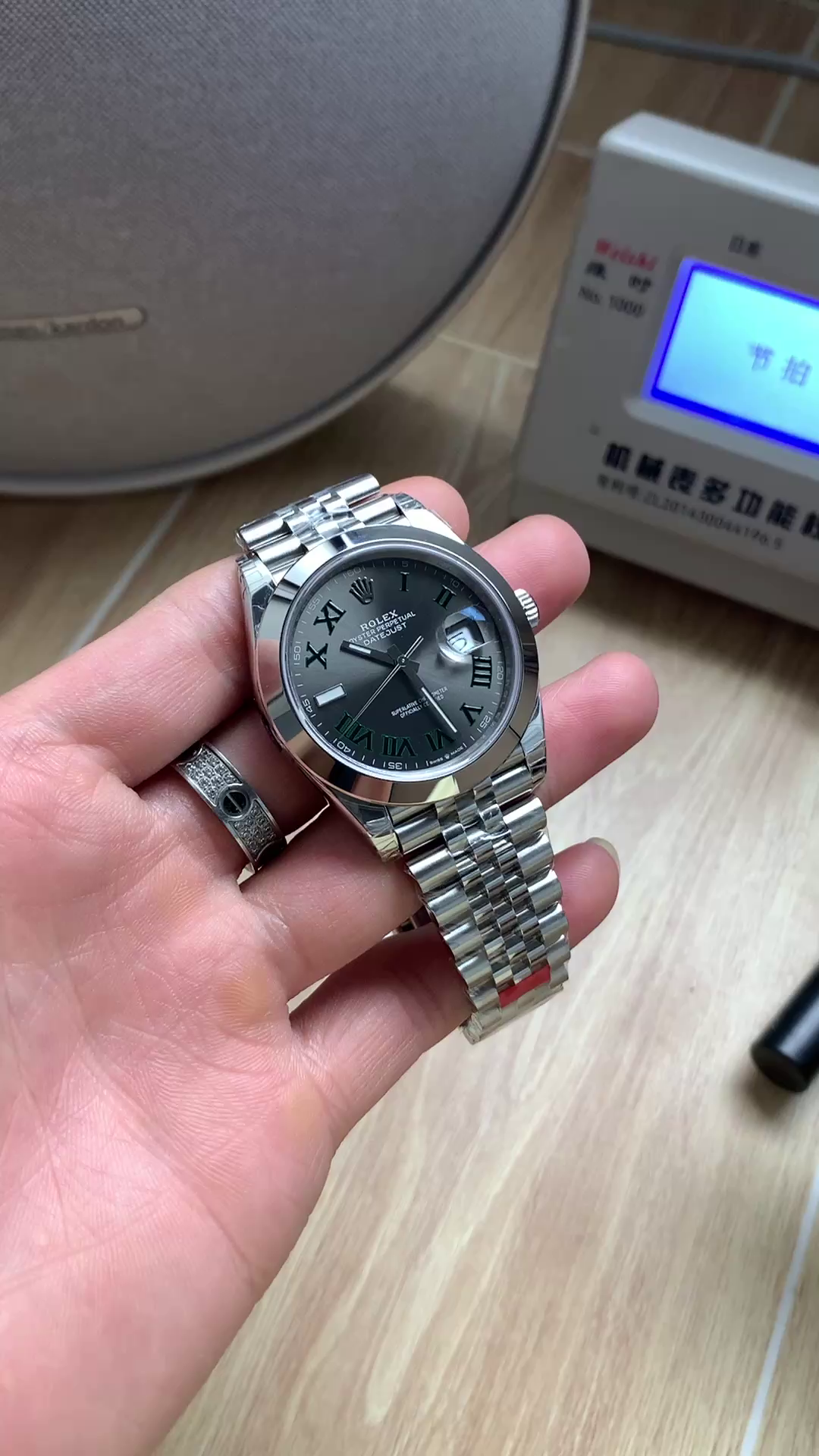 Replica Rolex Datejust 41mm Stainless Steel m126300 0014 Slate Roman Jubilee - QualitySwissReplica